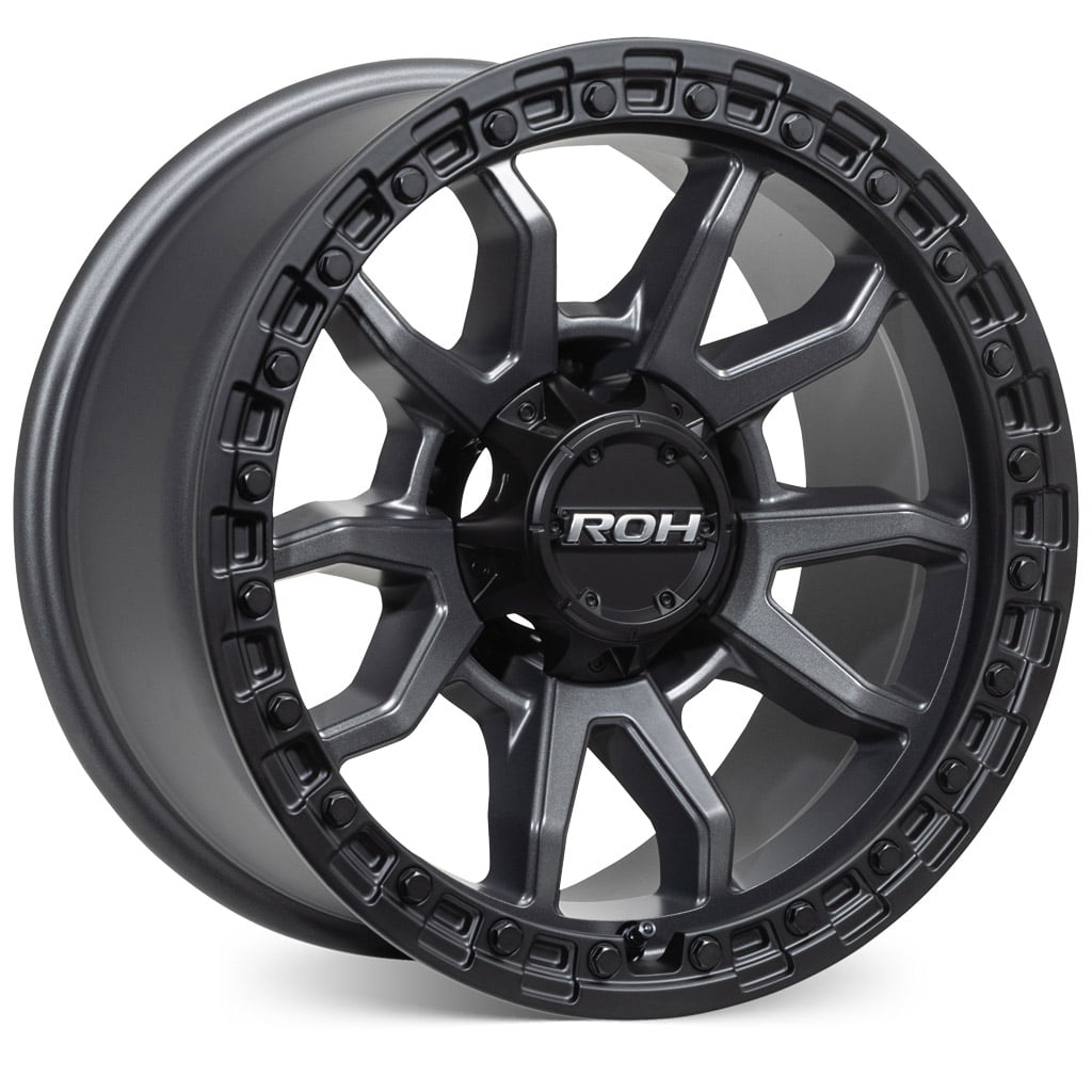 ROH ALLOY RAID 5[Matt Gunmetal w/Matt Black Rim Edge]