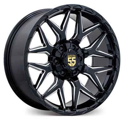 DOUBLE FIVE DB-5[Gloss Black w/Milled Spokes]