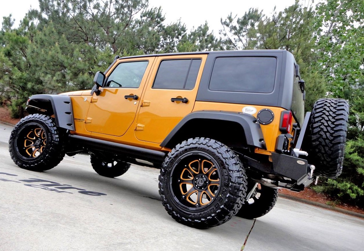 Jeep Wrangler on Black Rhino Glamis