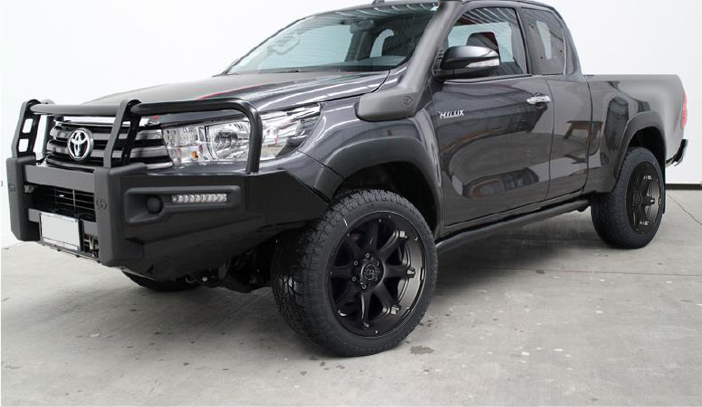 Toyota Hilux 4wd on Black Rhino Glamis
