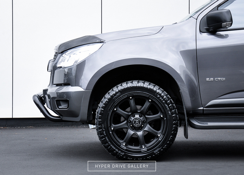 Holden Colorado Black Rhino Glamis Matt Black