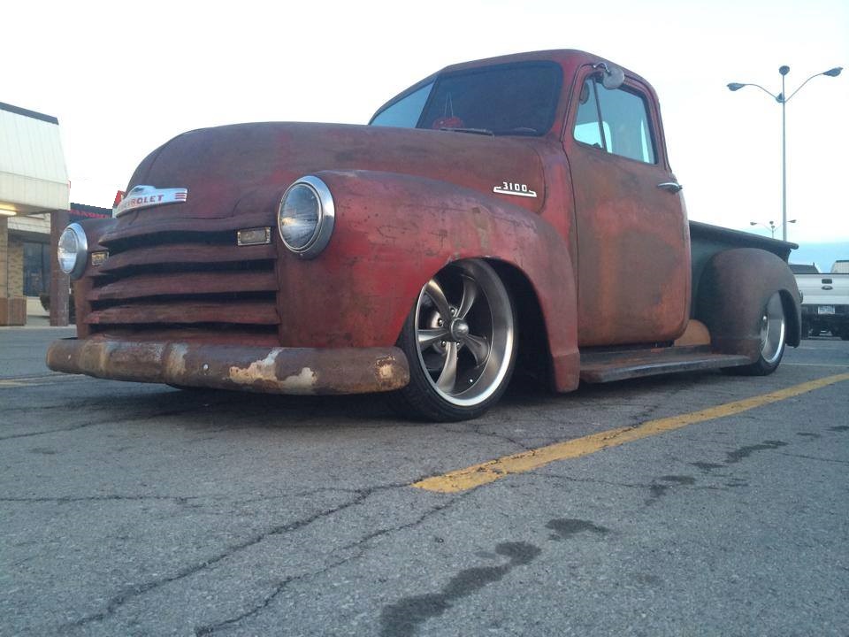 Chev pickup on Ridler 695