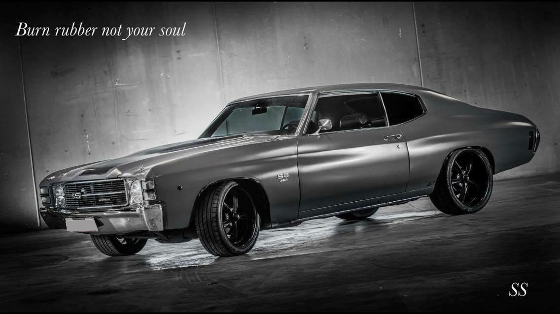 Chev Chevelle on Ridler 695 custom black