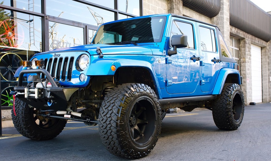 Jeep Wrangler on Black Rhino Glamis 20x12