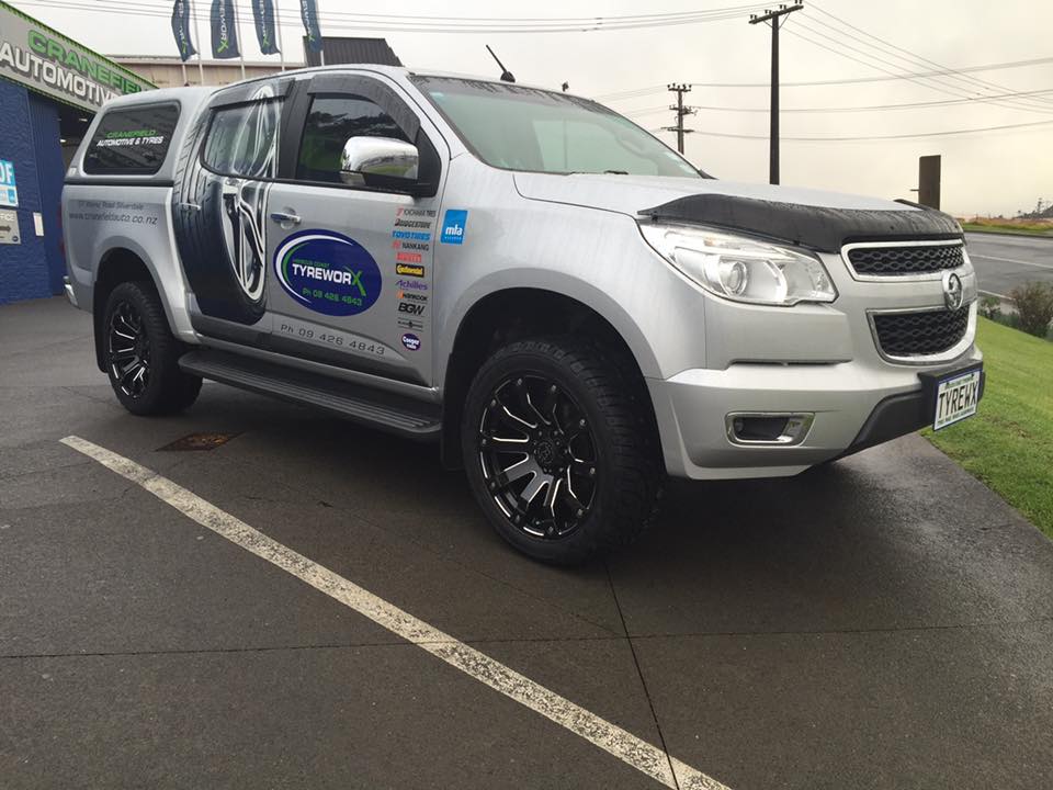 Holden Colorado on Black Rhino Selkirk