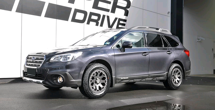 Subaru Outback on Black Rhino Warlord