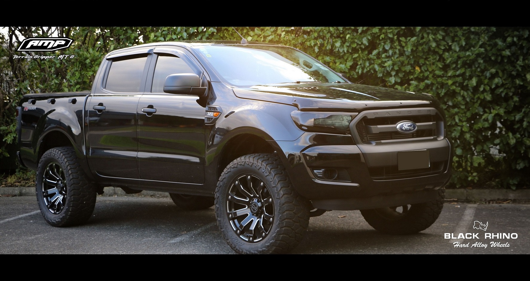 Ford Ranger Black Rhino Selkirk 305/55R20 AMP AT