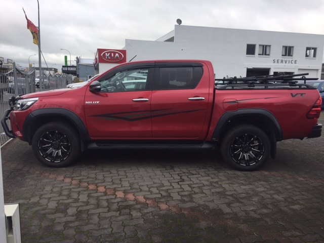 Toyota Hilux on Black Rhino Selkirk