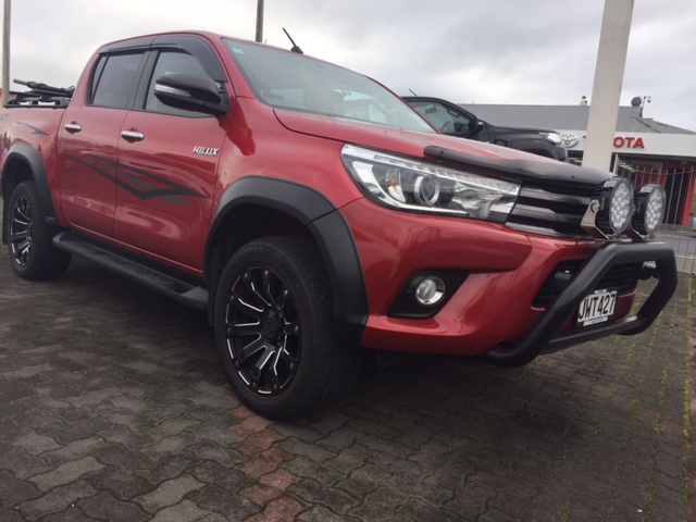 Toyota Hilux on Black Rhino Selkirk