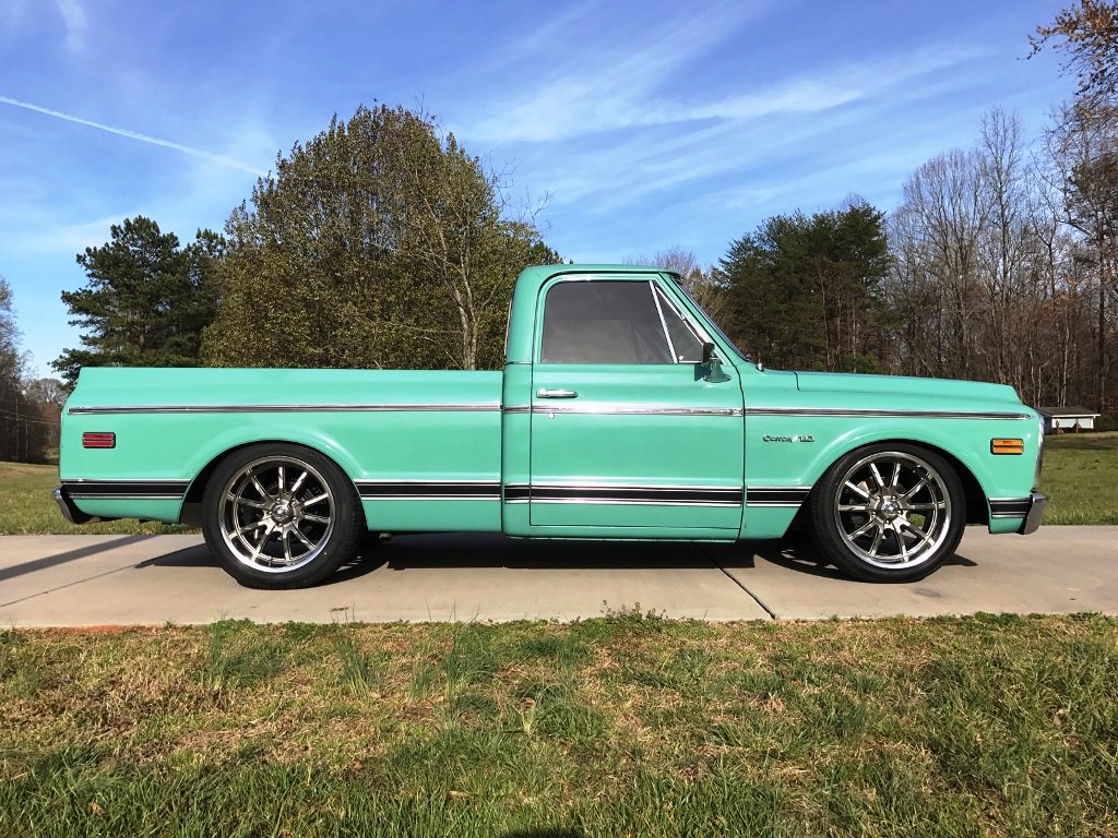 Chev C10 on Ridler R650