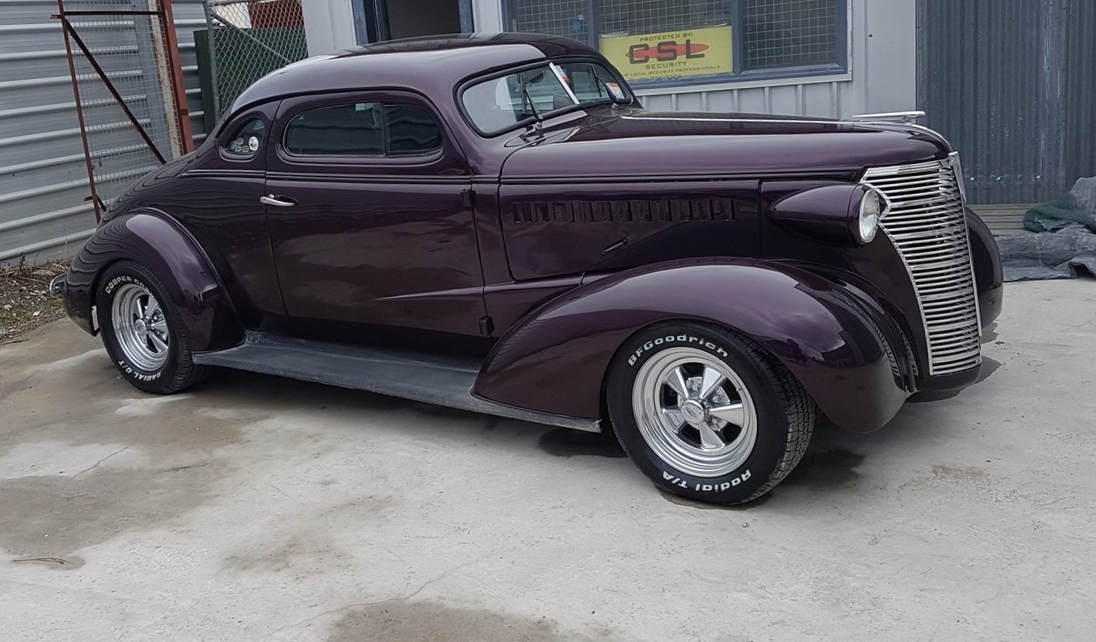 Chev on Cragar S/S & BFG TA Radial