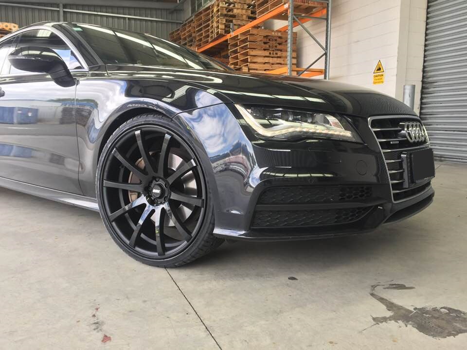 Audi A7 on BGW Pursuit & 265/30R22 Delinte D7