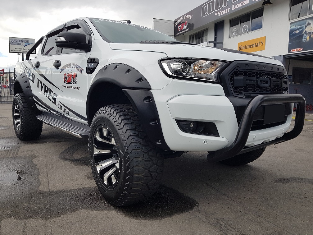 Ford Ranger on Black Rhino Pinatubo & AMP A/T