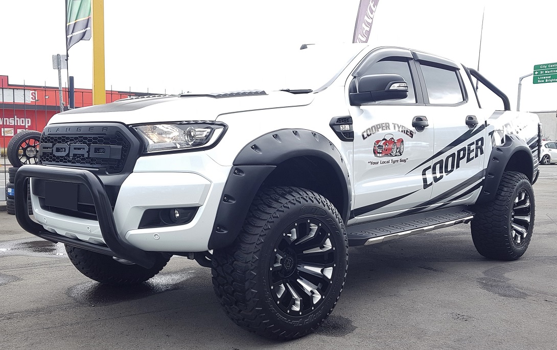 Ford Ranger on Black Rhino Pinatubo & AMP A/T