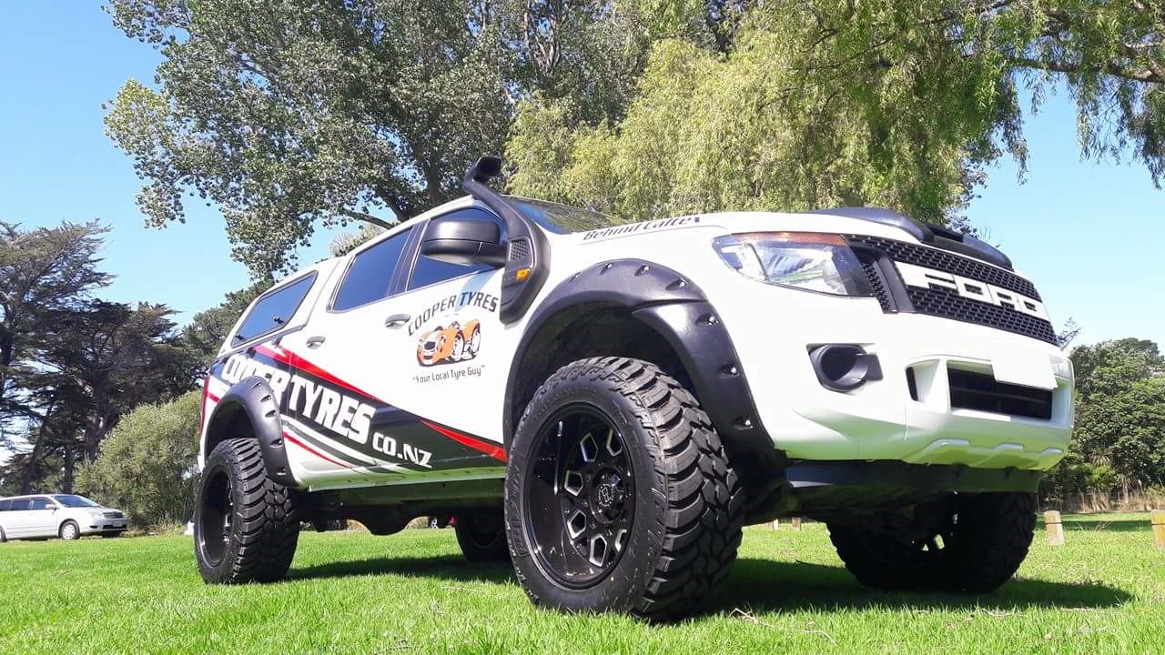 Ford Ranger on Black Rhino Predator & AMP M/T
