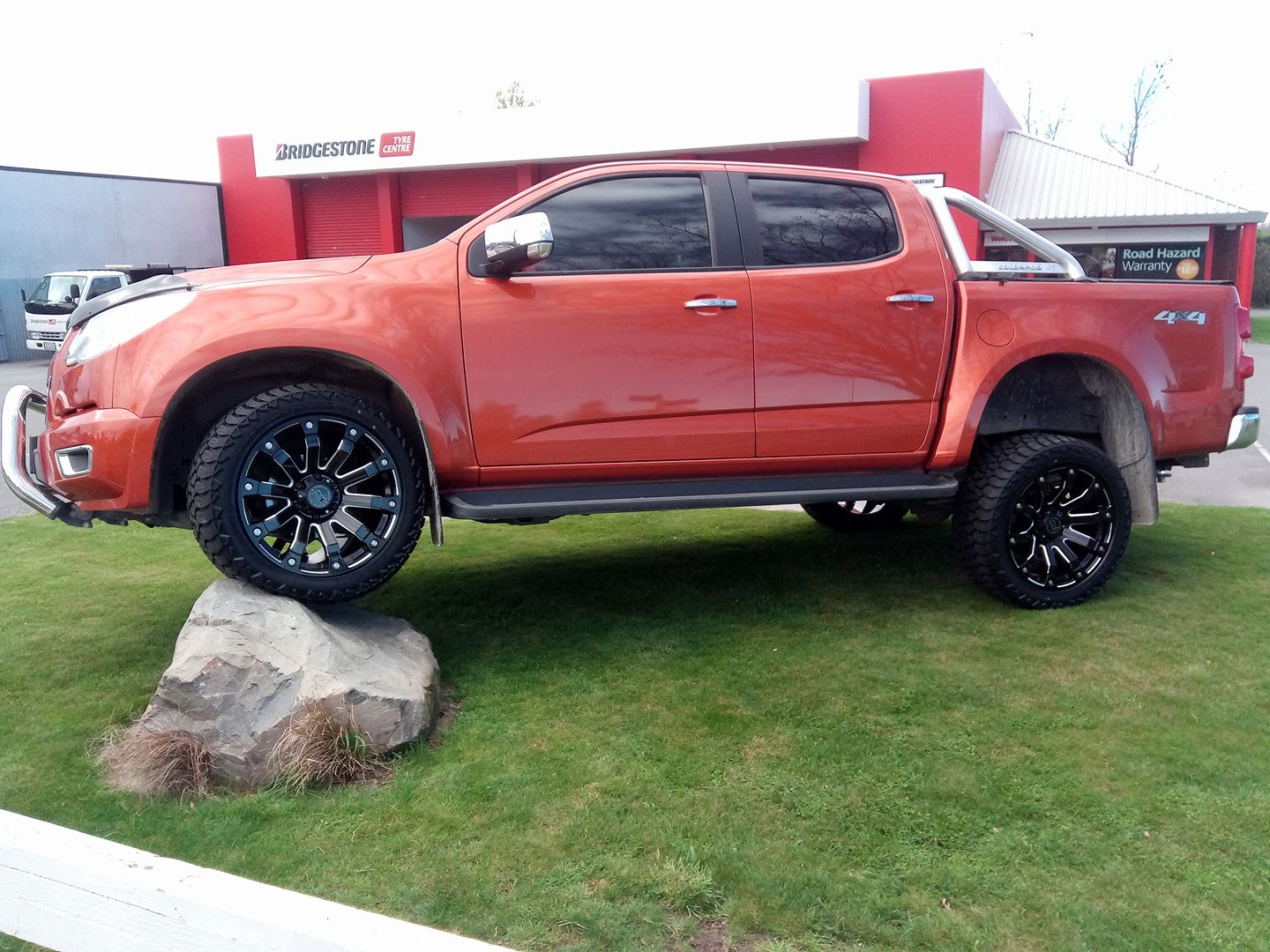 Holden Colorado on Black Rhino Selkirk & AMP A/T