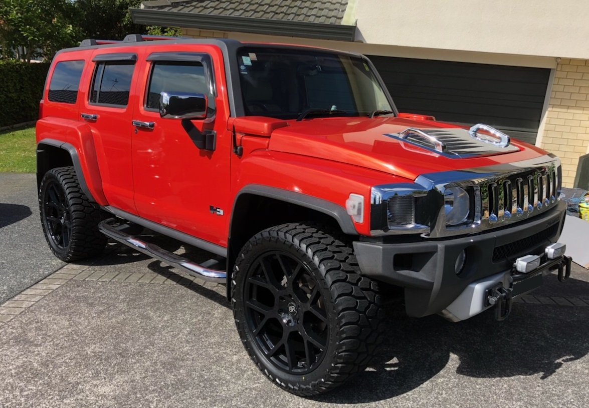 Hummer H3 on Black Rhino Tembe & AMP A/T
