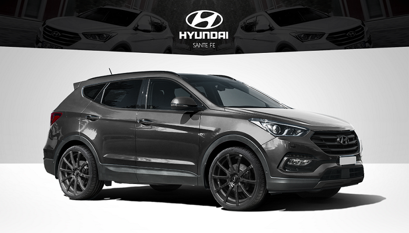Hyundai Santa Fe on BGW Pursuit