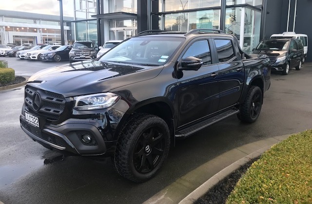 Mercedes X Class on Black Rhino Mozambique