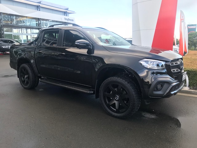 Mercedes X Class on Black Rhino Mozambique