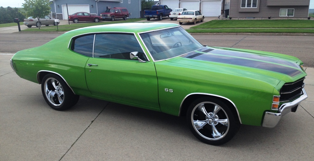 Chev Chevelle 71 on Ridler R695