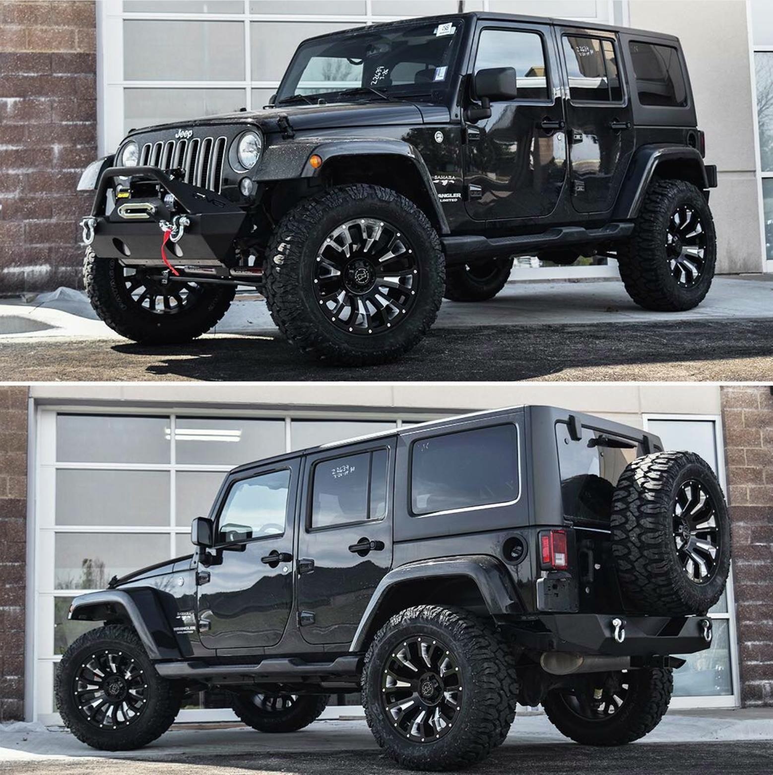 Jeep Wrangler on Black Rhino Selkirk