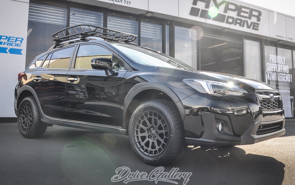 Subaru XV on Black Rhino Boxer