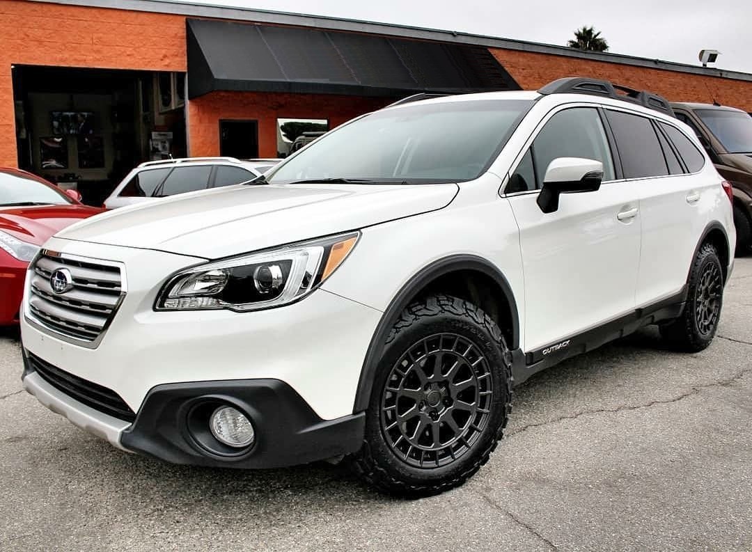 Subaru Outback on Black Rhino Boxer