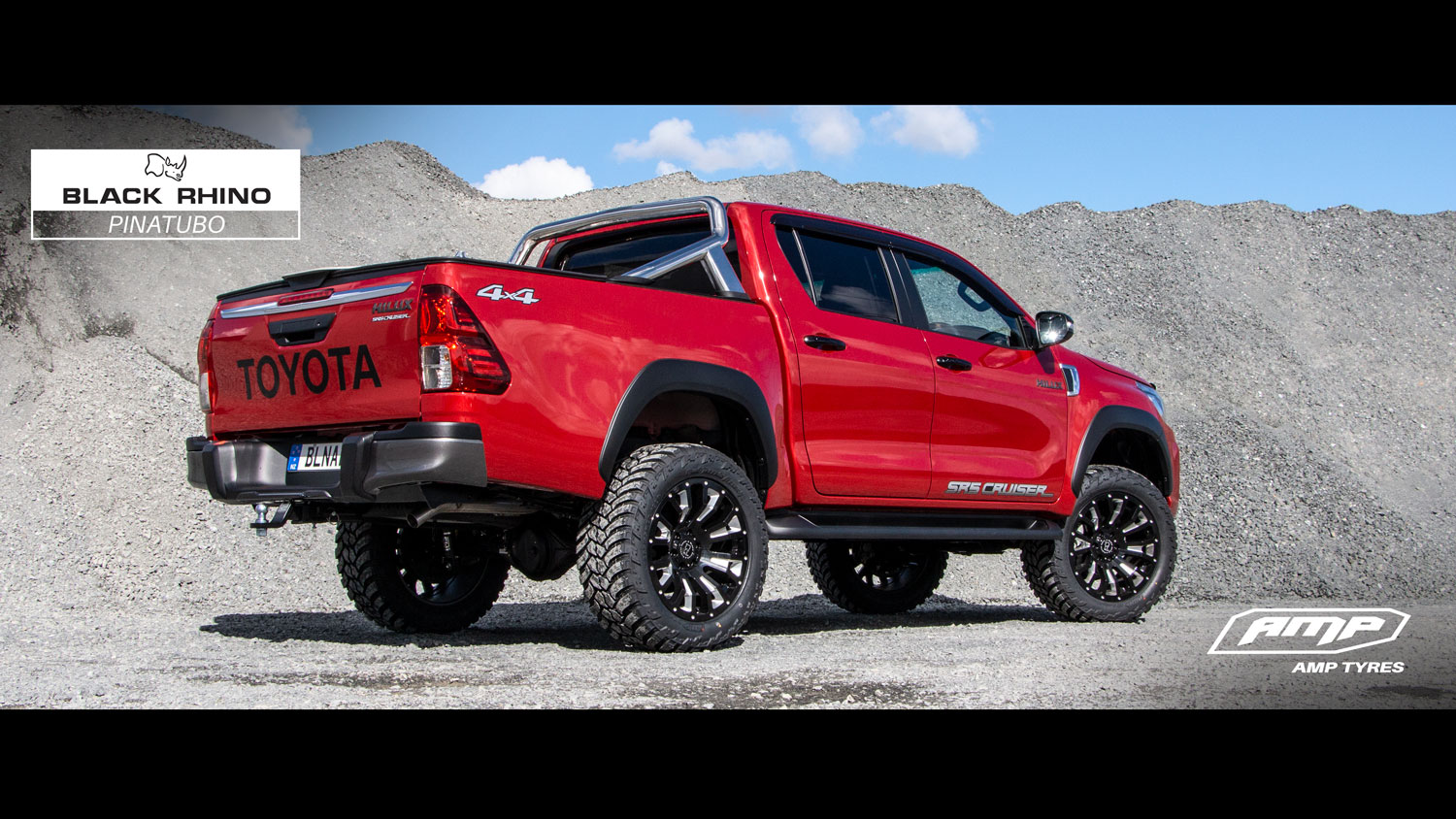 Toyota Hilux on Black Rhino Pinatubo