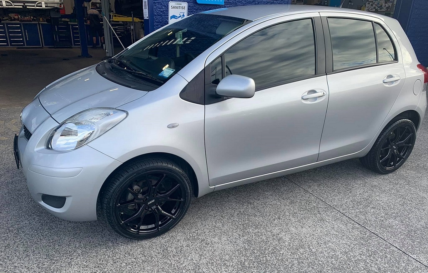 Toyota Yaris on BGW Compton