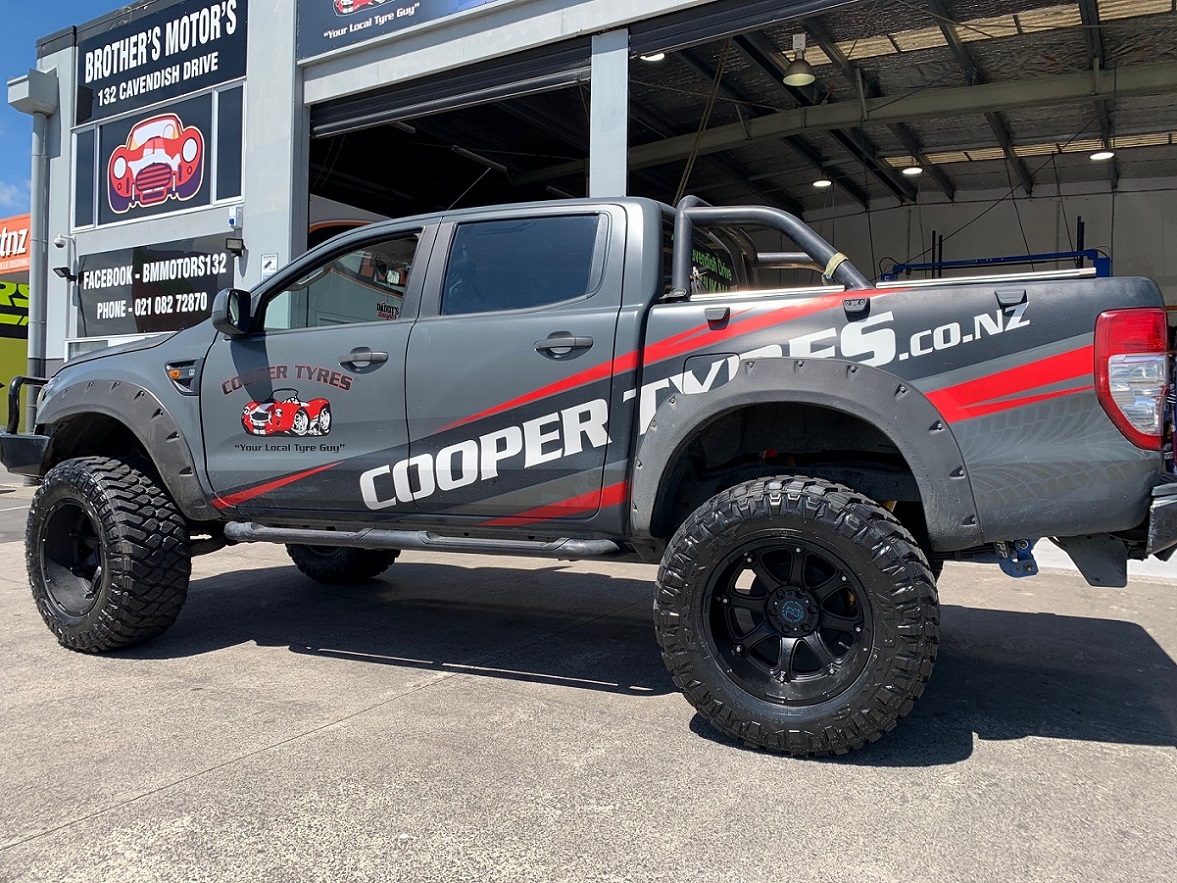 Ford Ranger on Black Rhino Glamis