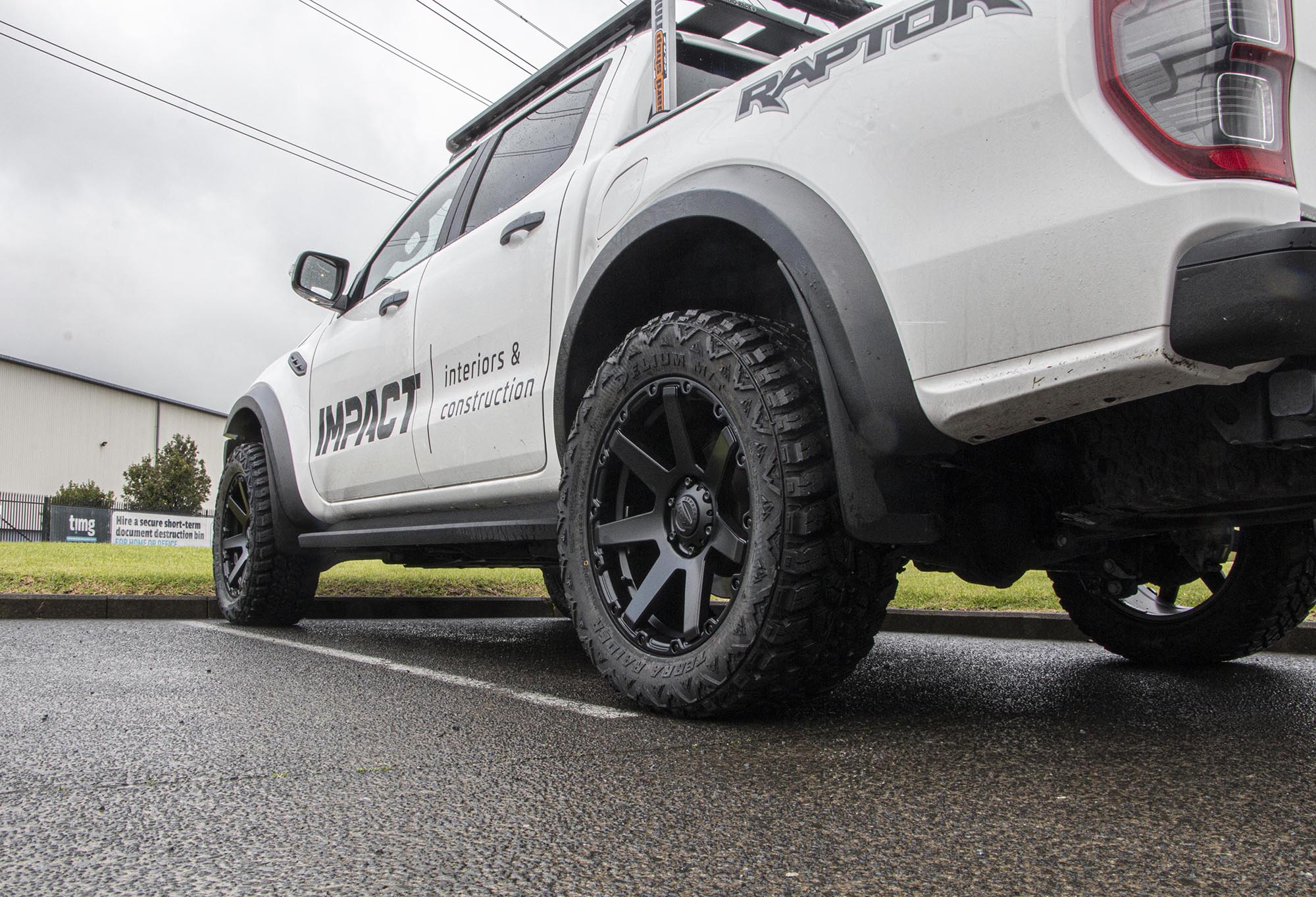 Ford Ranger Raptor on BGW Vader with Delium Tyres