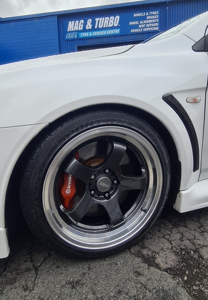 Mitsubishi Evo X on BGW Ebisu