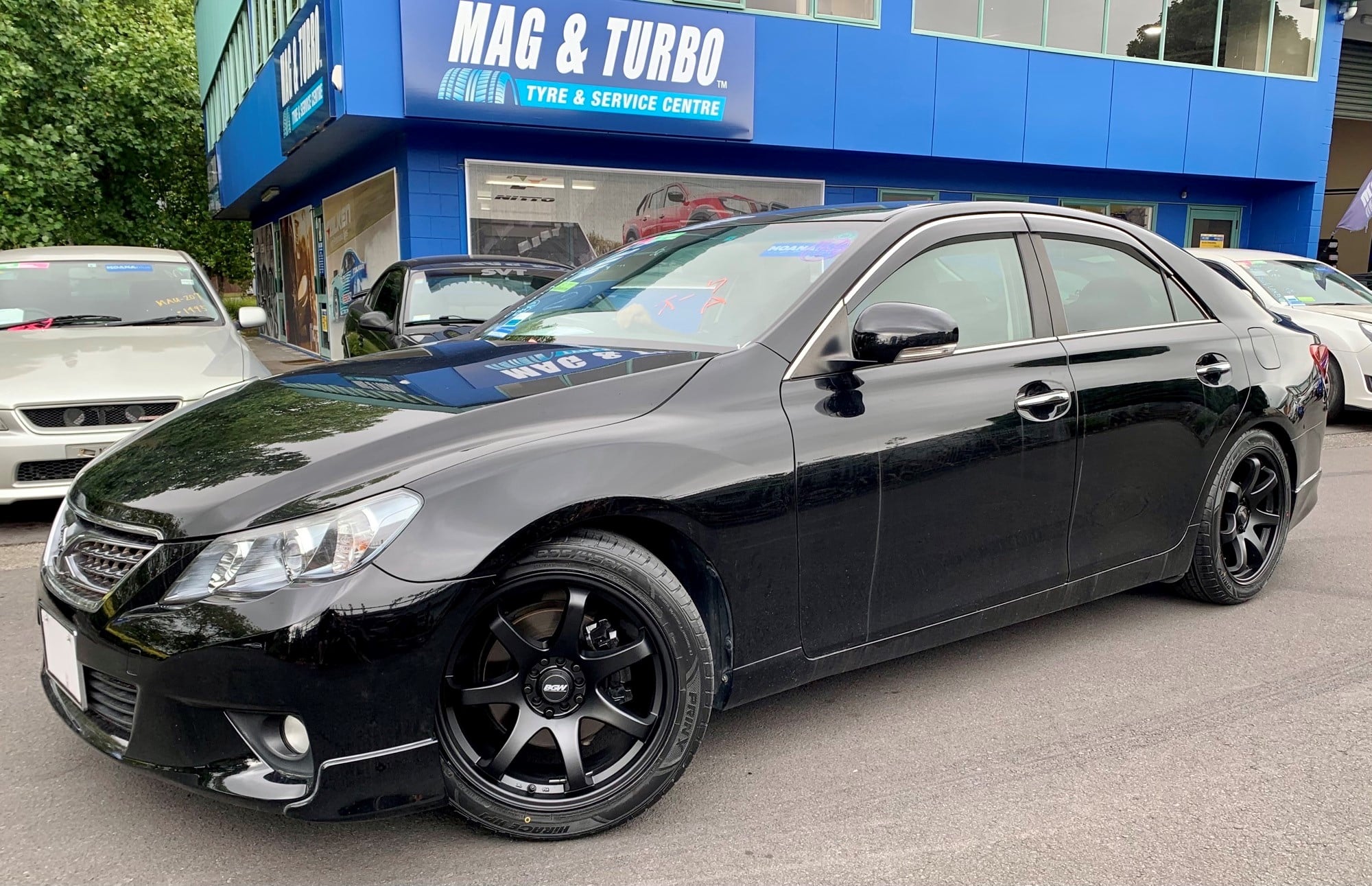 Toyota Mark X on BGW Mayhem