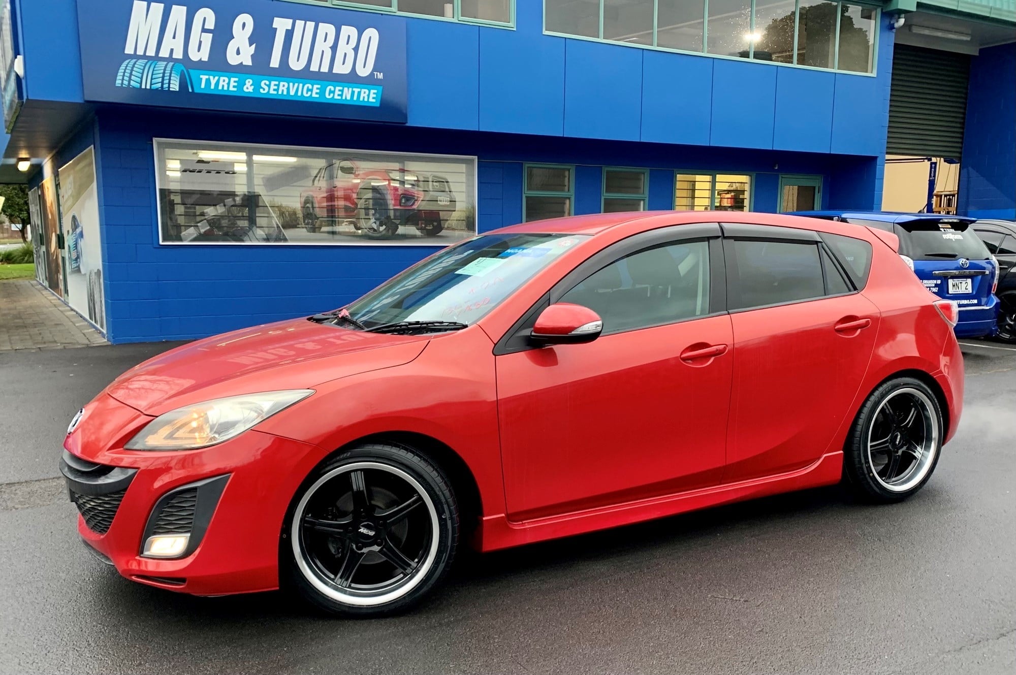Mazda Axela on BGW Rampage