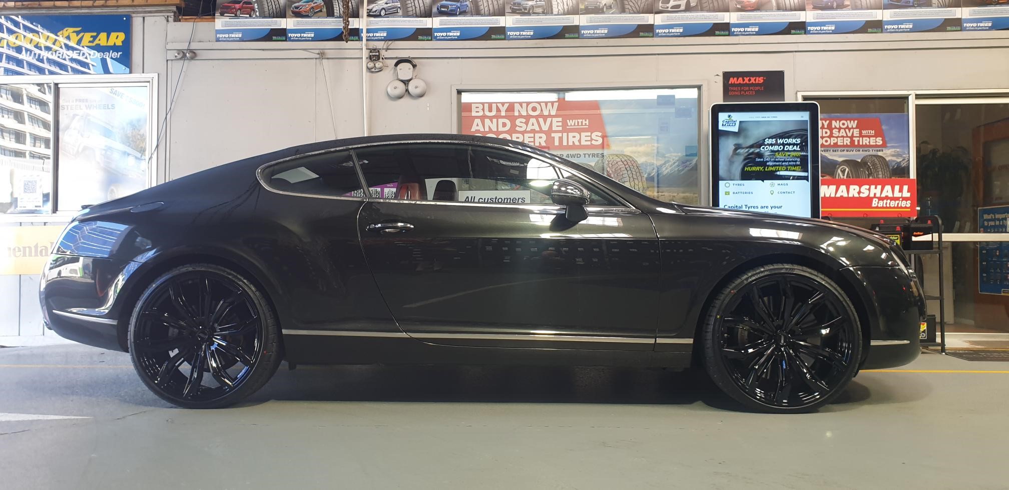 Bentley Continental 2005 on BGW Black Widow