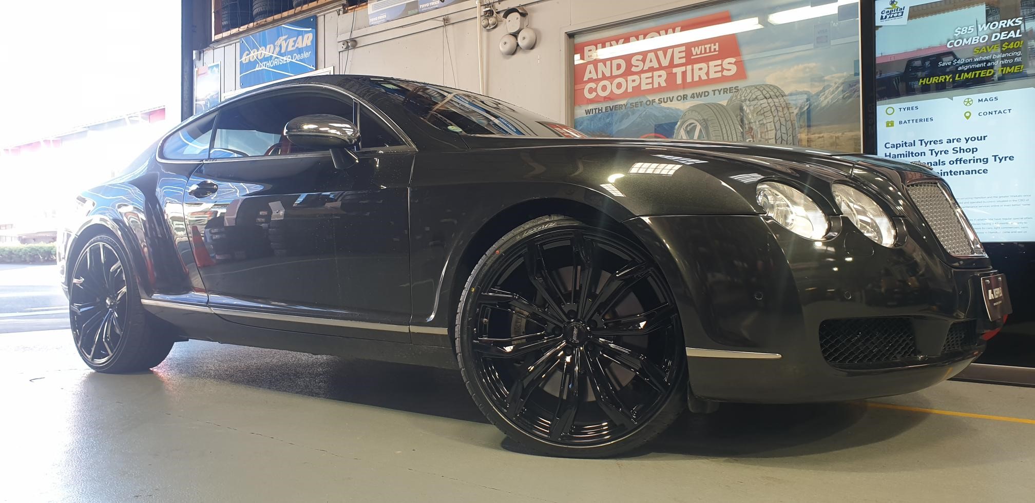 Bentley Continental 2005 on BGW Black Widow
