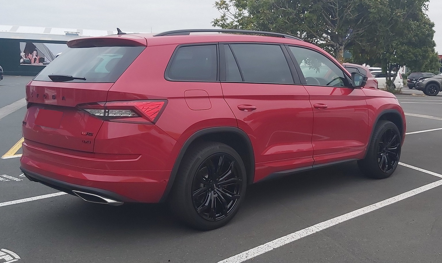 Skoda kodiaq VRS on BGW Black Widow