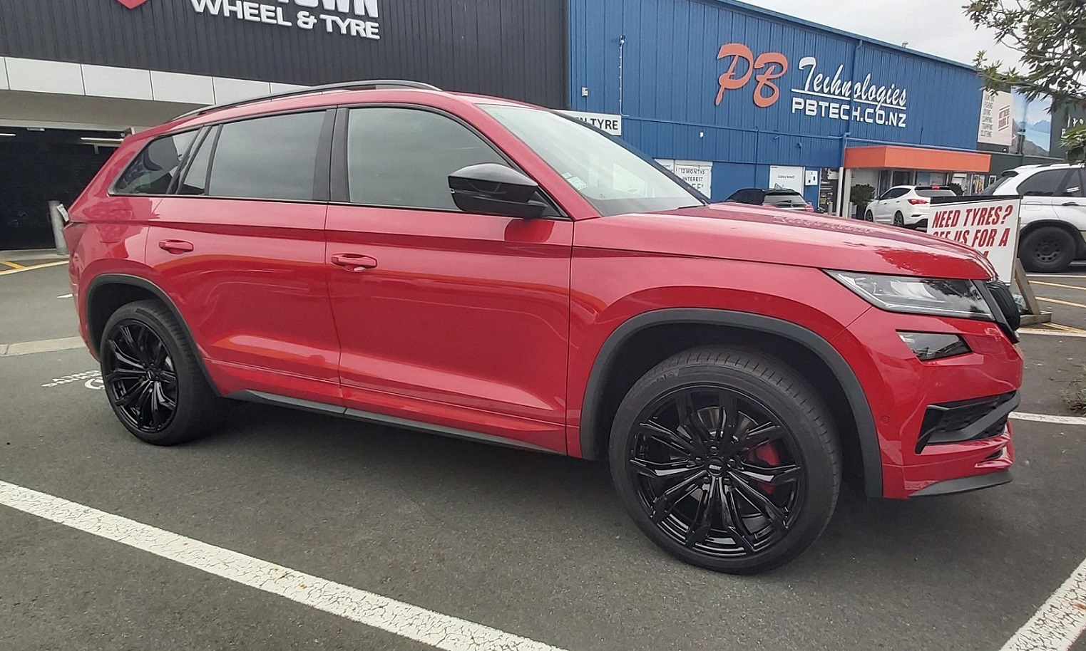 Skoda kodiaq VRS on BGW Black Widow