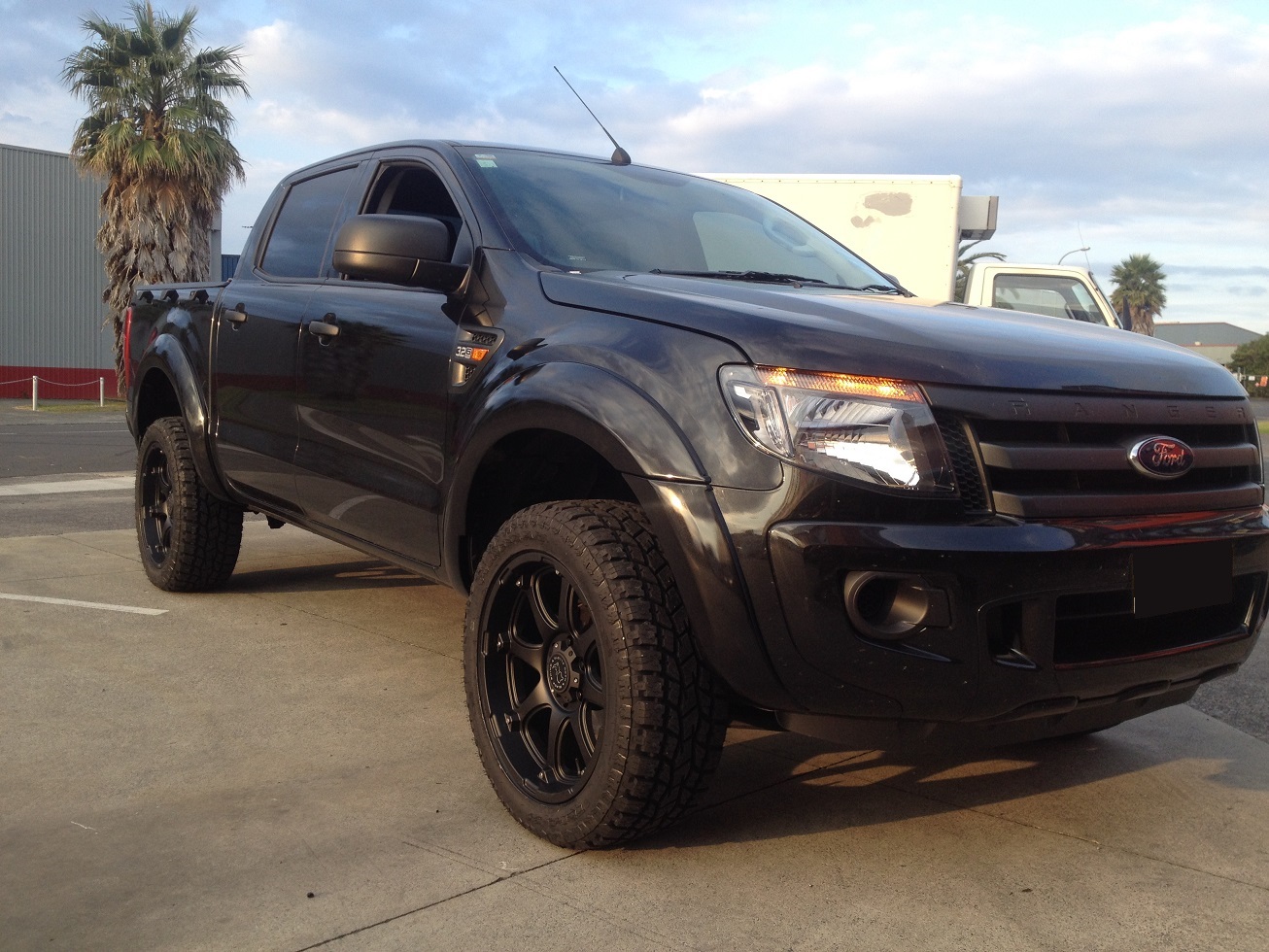 Ford Ranger on Black Rhino Glamis