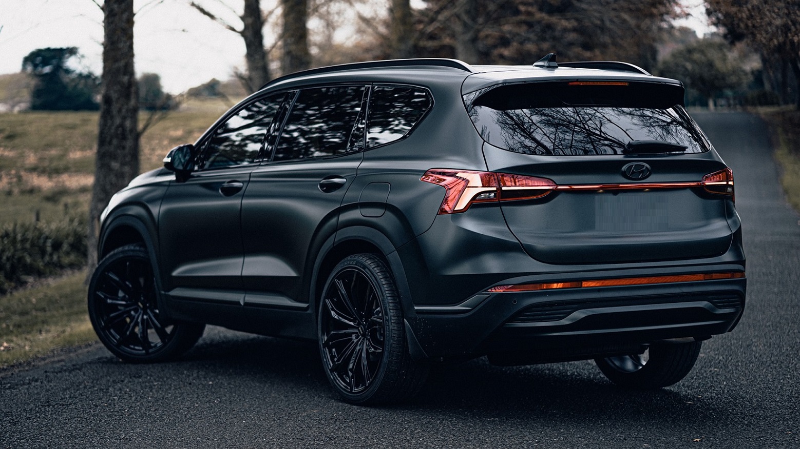 Hyundai Santa Fe on BGW Black Widow