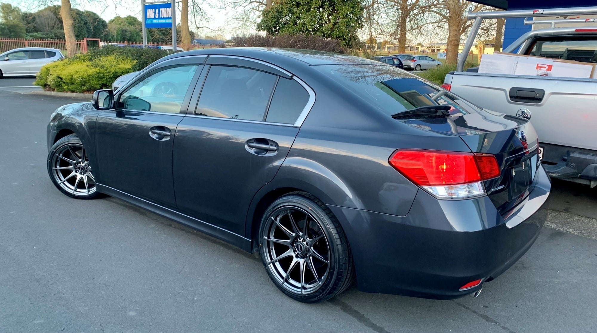 Subaru Legacy on BGW Circuit
