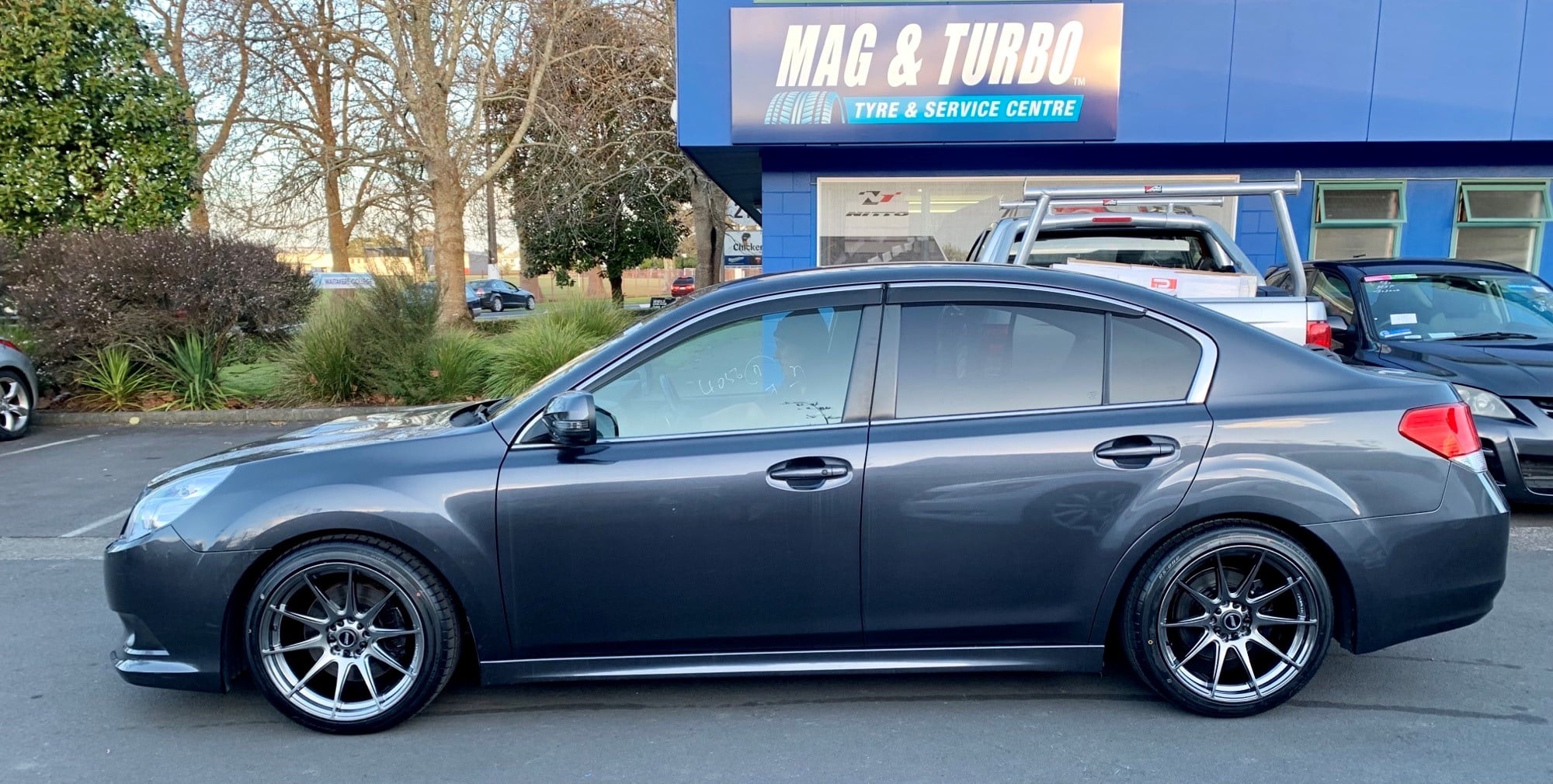 Subaru Legacy on BGW Circuit