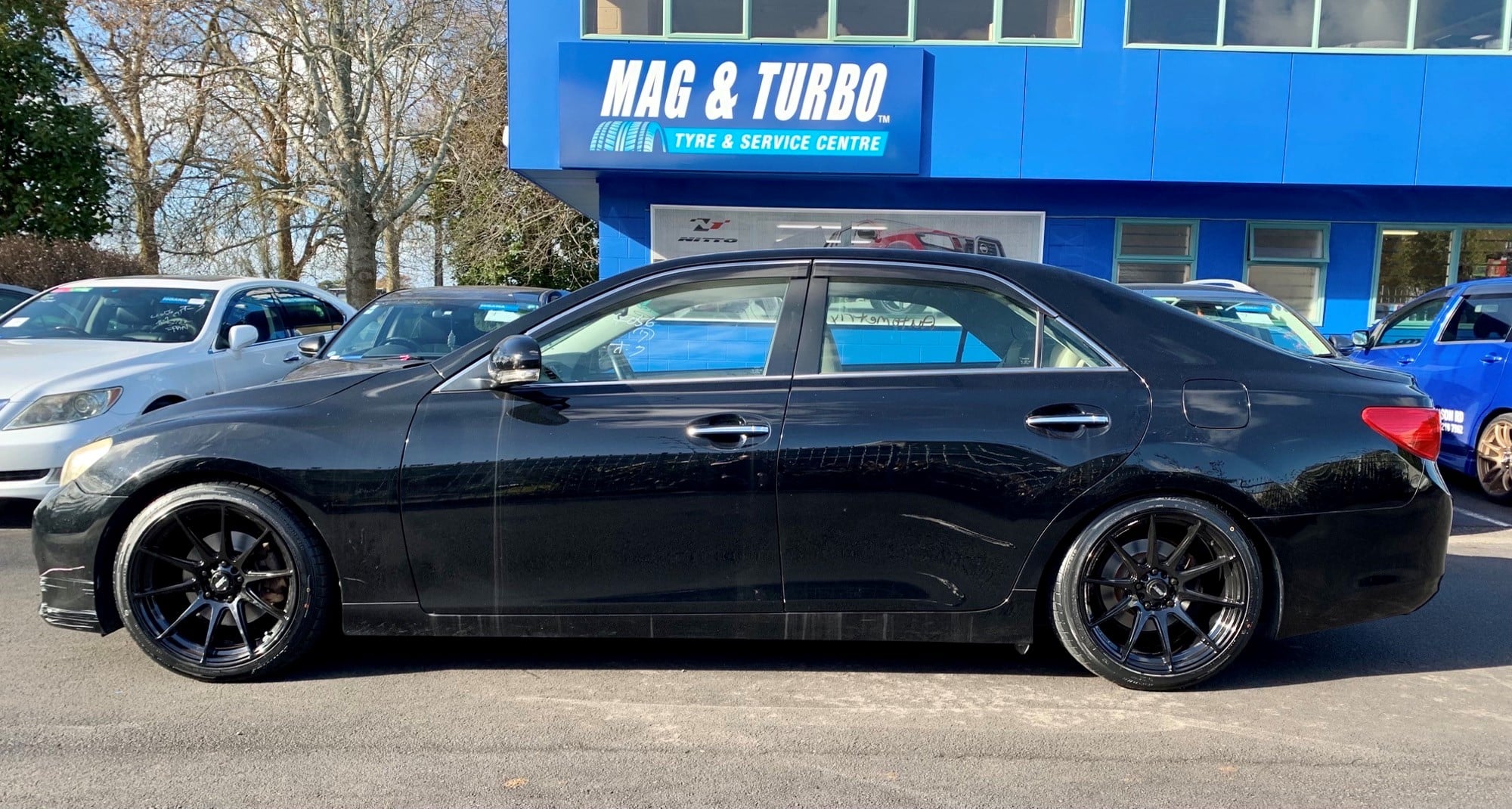 Toyota Mark X on 18 inch BGW Circuit