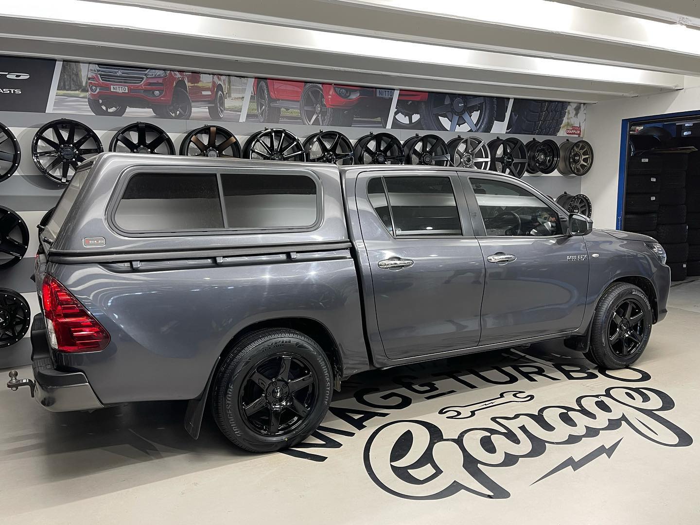 Toyota Hilux 2WD on 18 inch BGW Beast