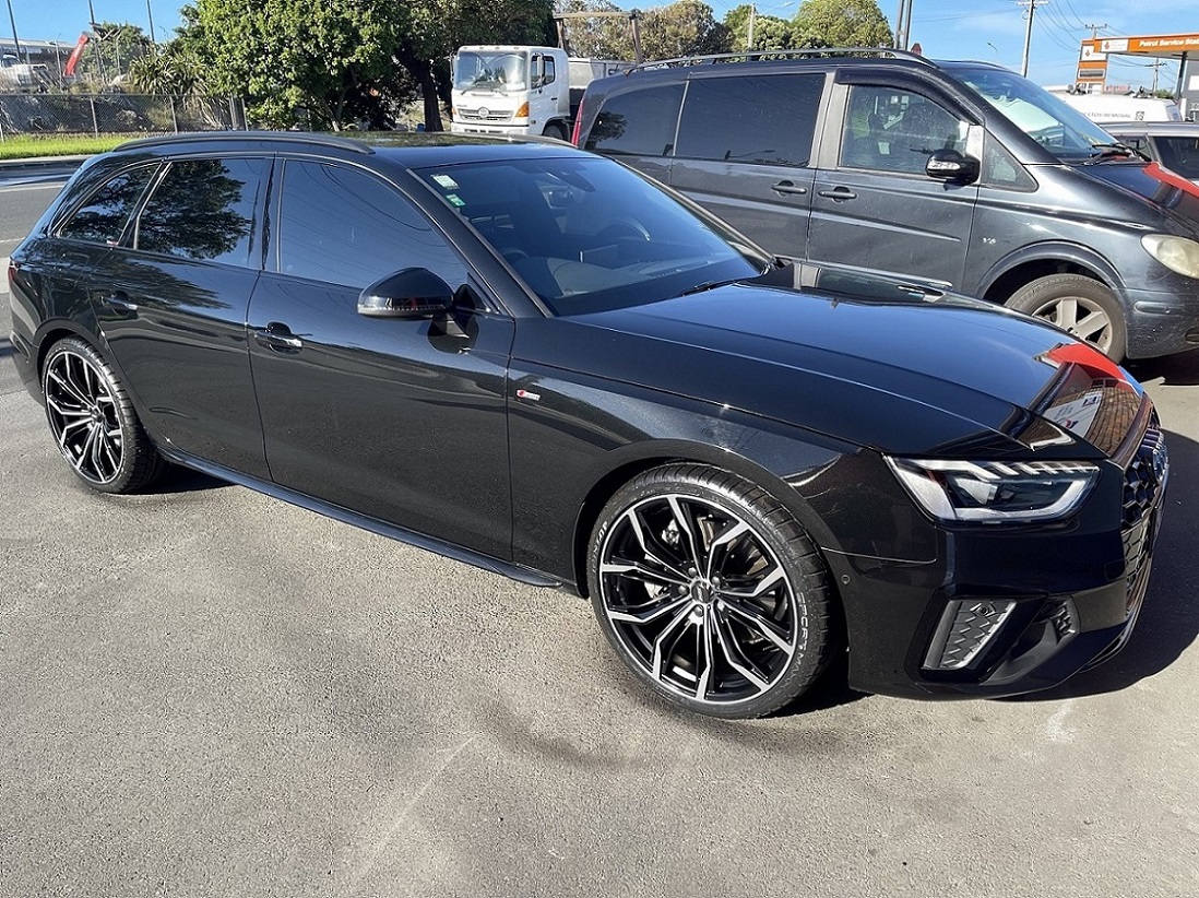Audi A4 wagon (2020) on 20 inch BGW Black Widow