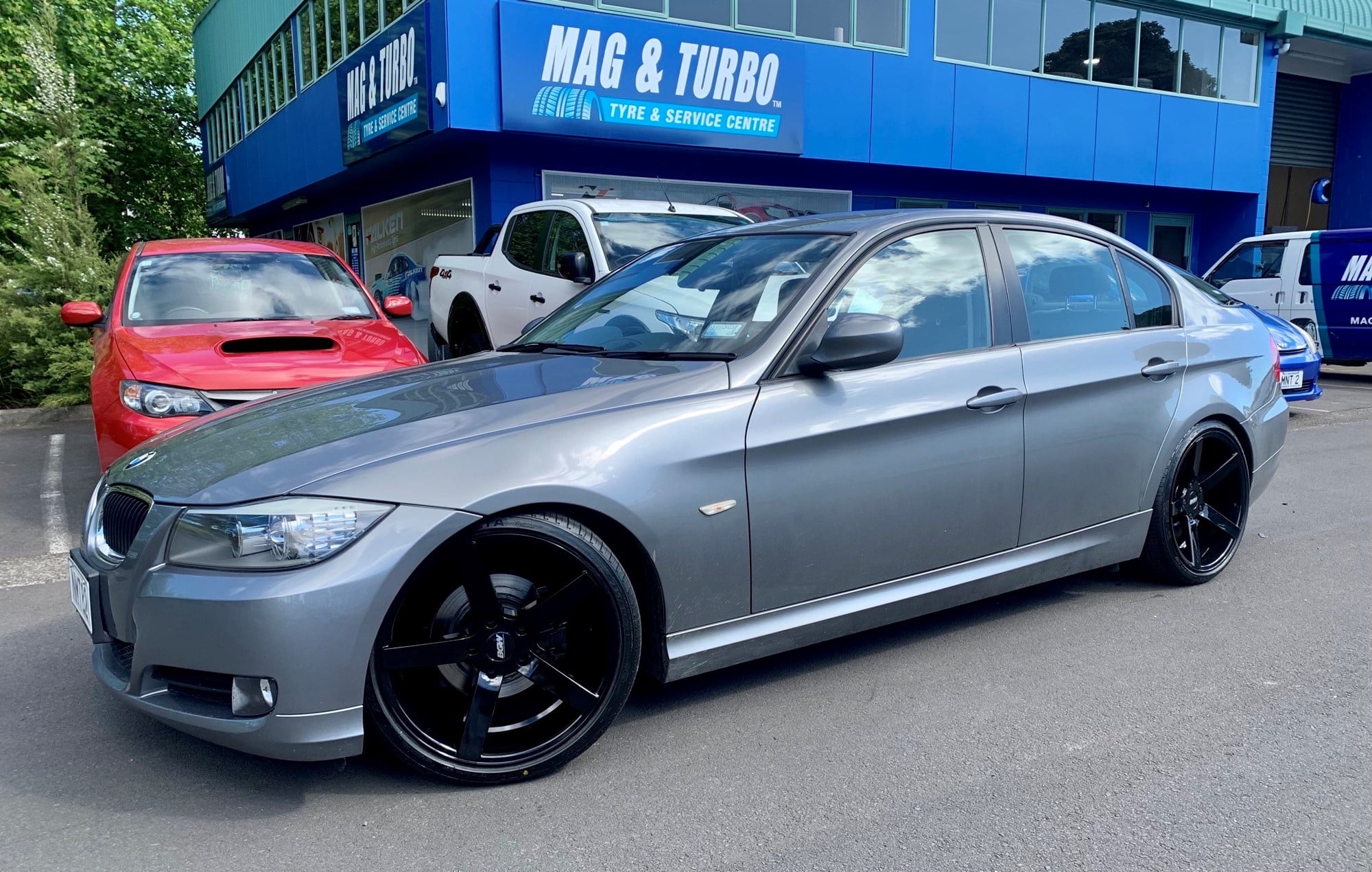 BMW 3 Series on 19 inch BGW Torque