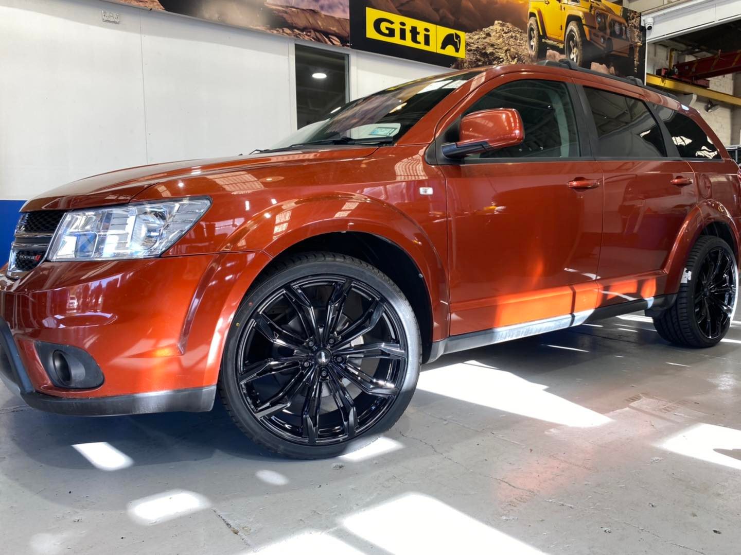 Dodge Journey on 22 inch BGW Black Widow