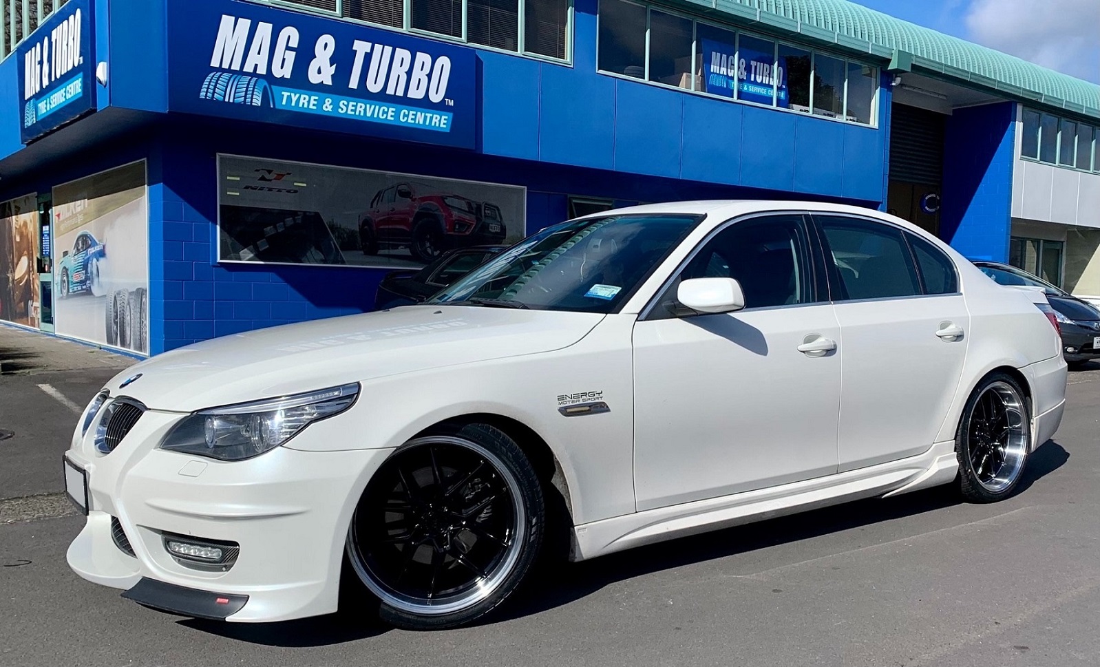 BMW 5 Series(2010) on Staggered 19 inch Covert CV4