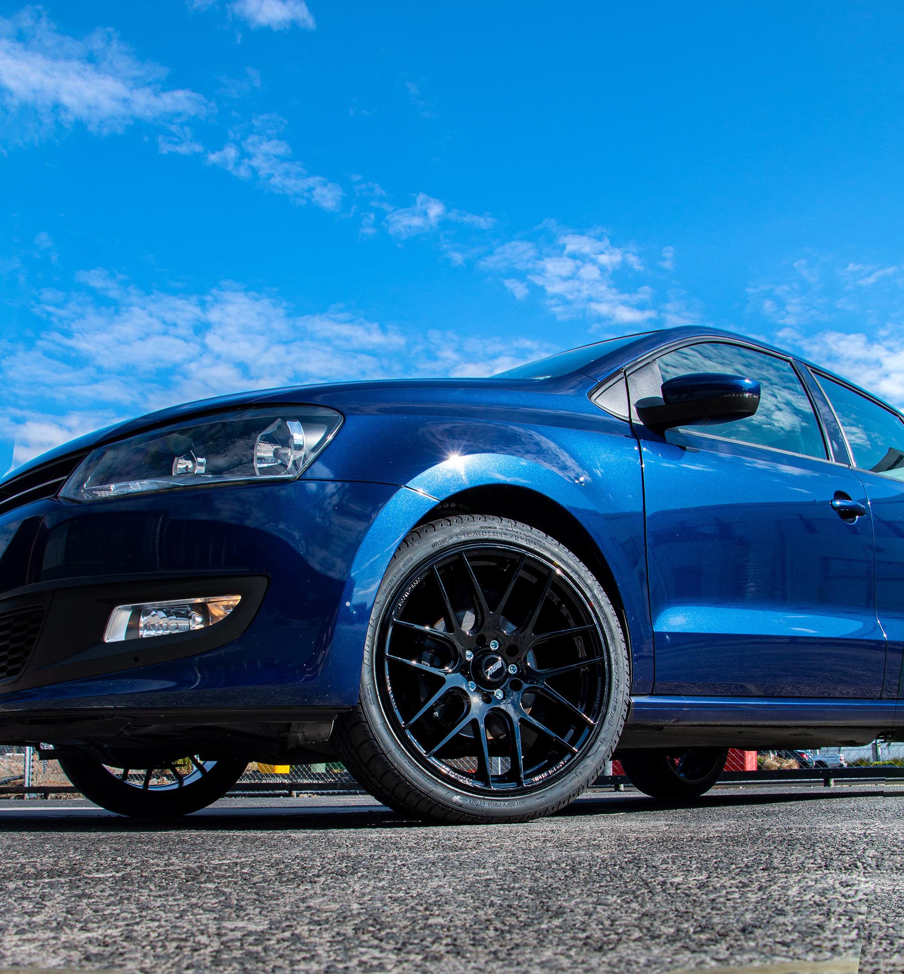 VW Polo on 17" BGW JD-M